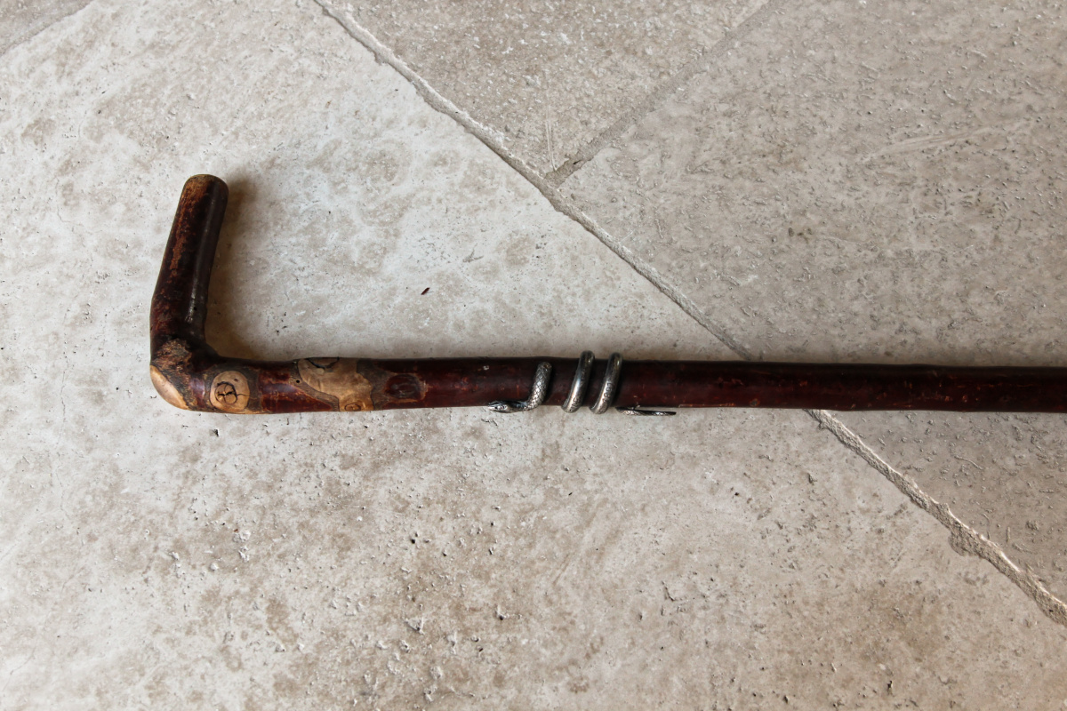 VENDU - Canne "serpent", art populaire, – Image 3