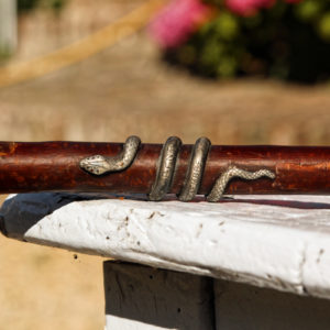 VENDU - Canne "serpent", art populaire,