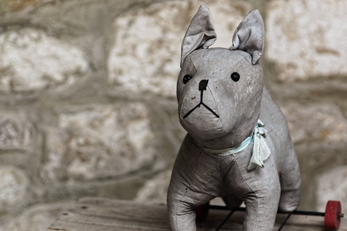 Paire de chiens à roulettes - jeu de plancher à tirer – Image 2