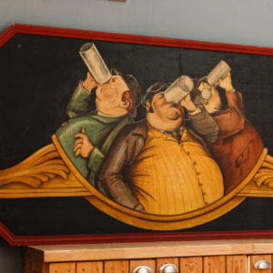 Panneau décoratif, pub dijonnais