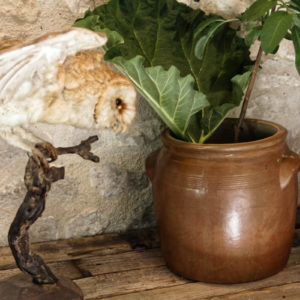 Pot à graisse en grés, numéro 6