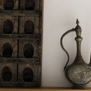 Aiguiere Qajar iranienne en cuivre étamé et ciselé - vers 1830