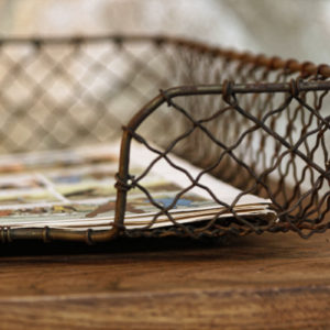 Bannette en métal tressé