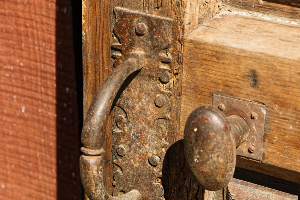 Porte espagnole à caissons XVIIème siècle, Haute Epoque – Image 5