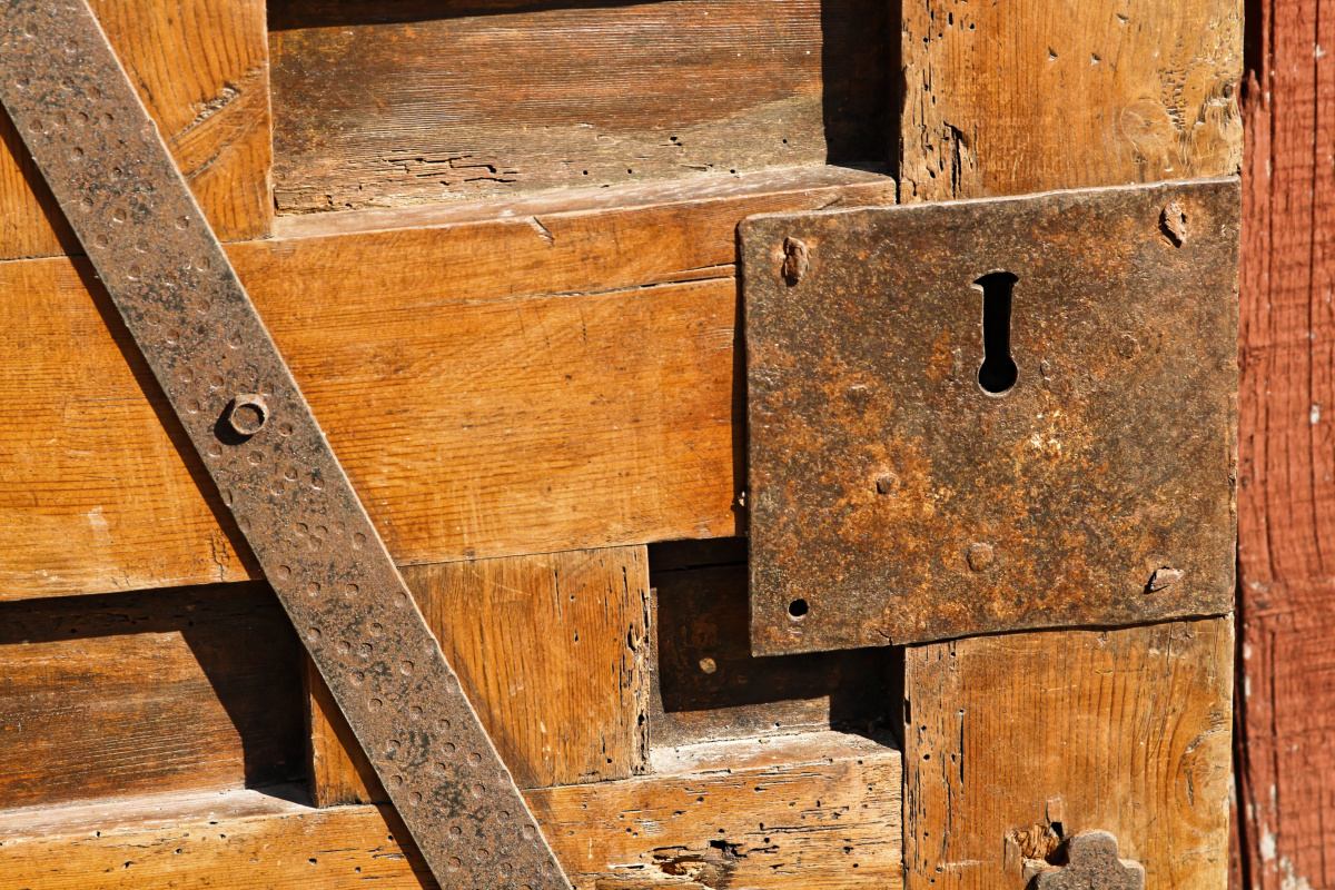 Porte espagnole à caissons XVIIème siècle, Haute Epoque – Image 9