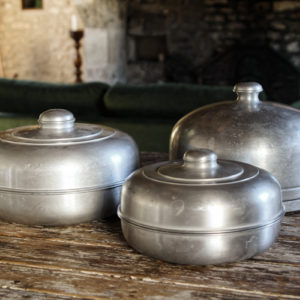 Trio de yahourtières Yalacta en aluminium