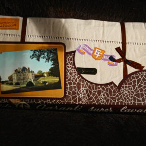 Paire de draps lin, années 60