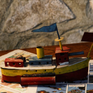 Bateau pop pop décoratif