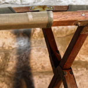 VENDU - Lit picot vert kaki, lit de camp miltaire pliant US 1944