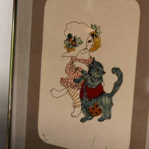 Lithographie Léonor Fini Le chat 198/230 signée au crayon