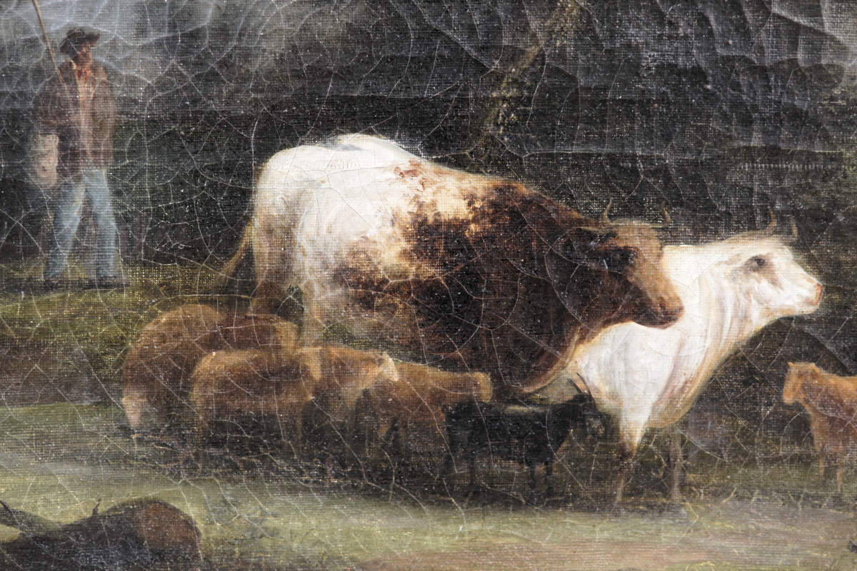 Huiles sur toile paysage animé – Image 9