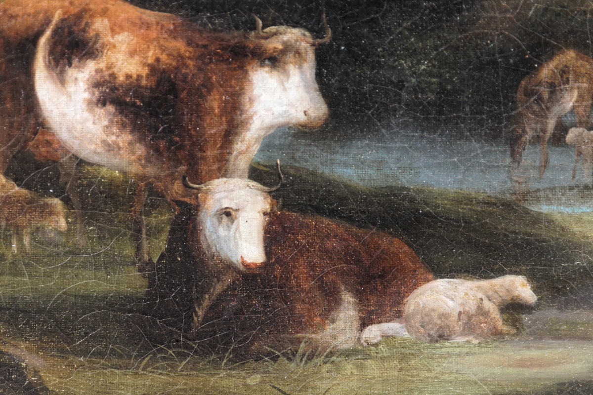 Huiles sur toile paysage animé – Image 10