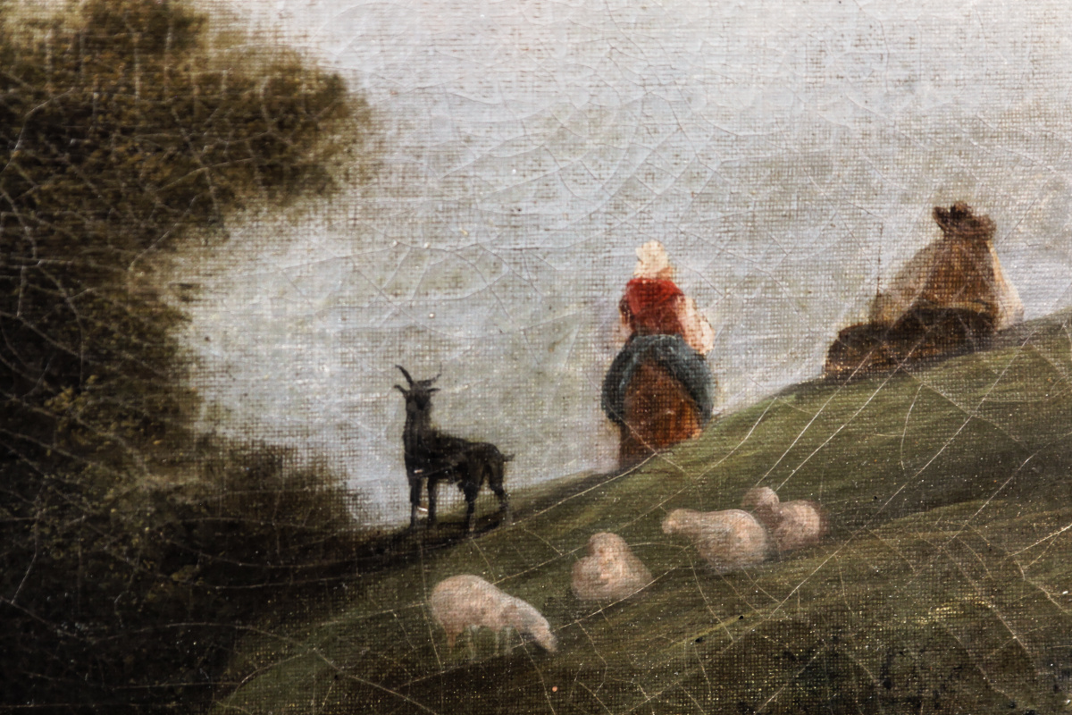 Huiles sur toile paysage animé – Image 11