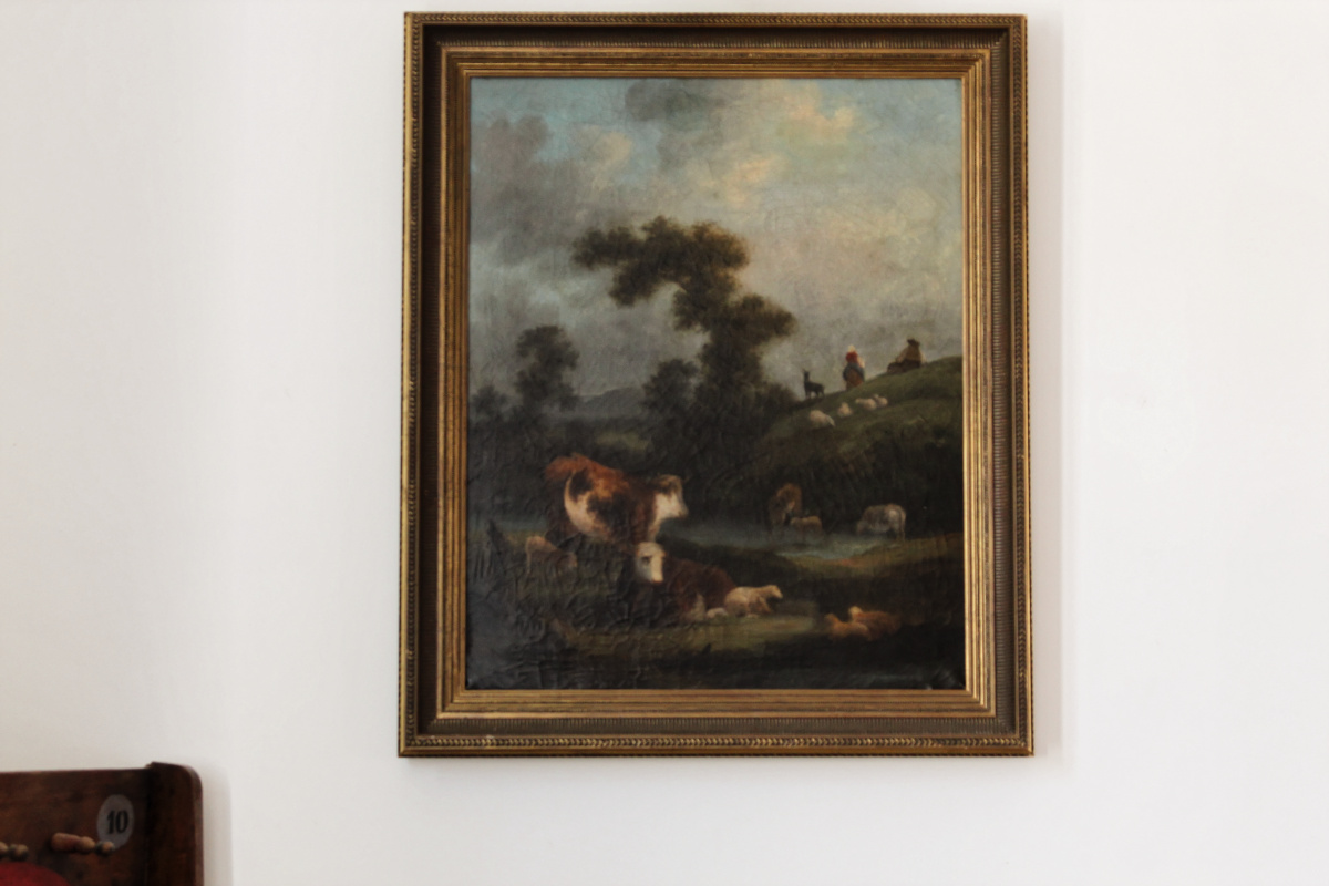 Huiles sur toile paysage animé – Image 2