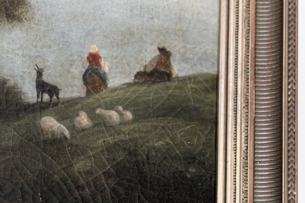 Huiles sur toile paysage animé – Image 7