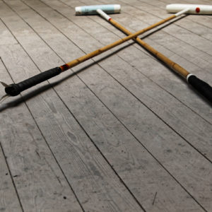 VENDU - Paire de maillets de polo argentins,