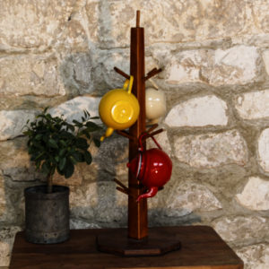 Ancien présentoir à tasses (ou théières), vintage