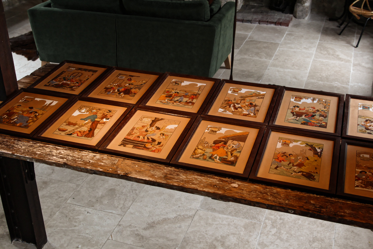 12 lithographies colorisées signées – Image 11