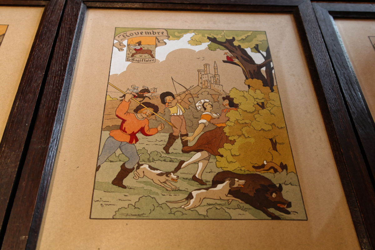 12 lithographies colorisées signées – Image 3