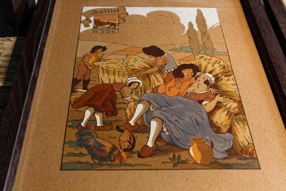 12 lithographies colorisées signées – Image 7