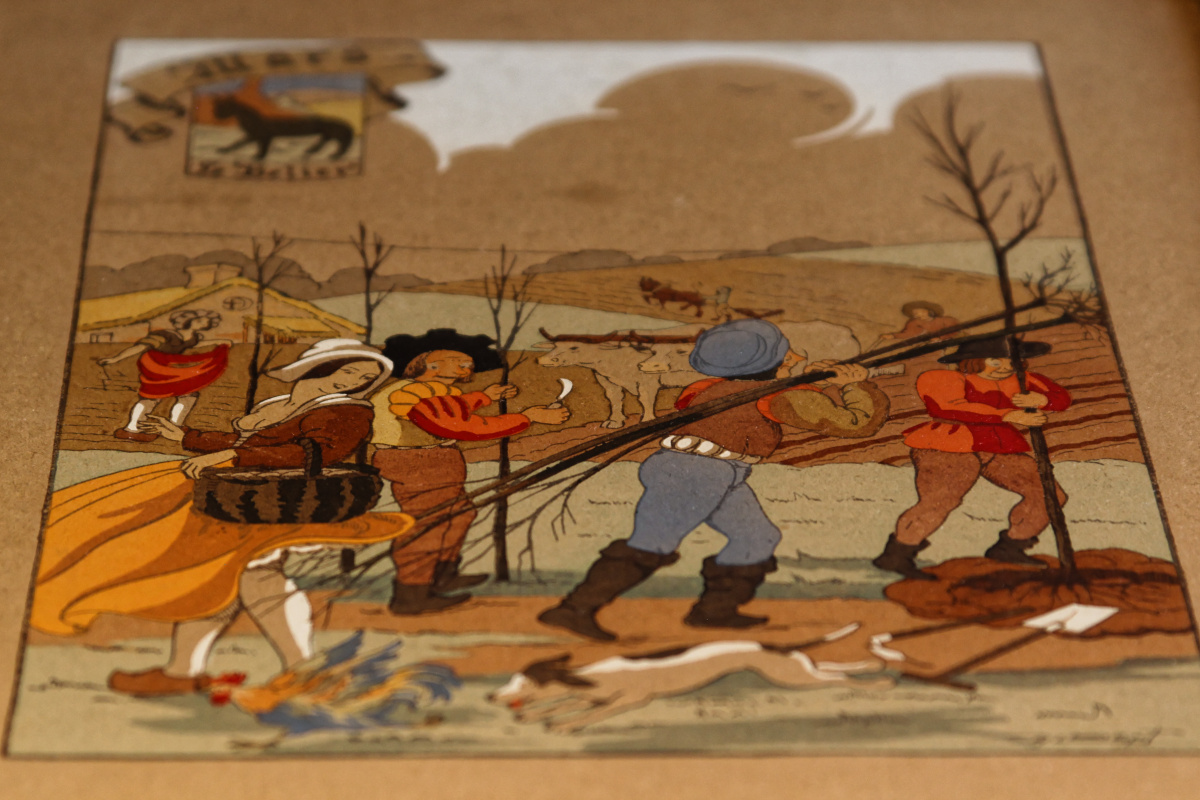 12 lithographies colorisées signées – Image 5