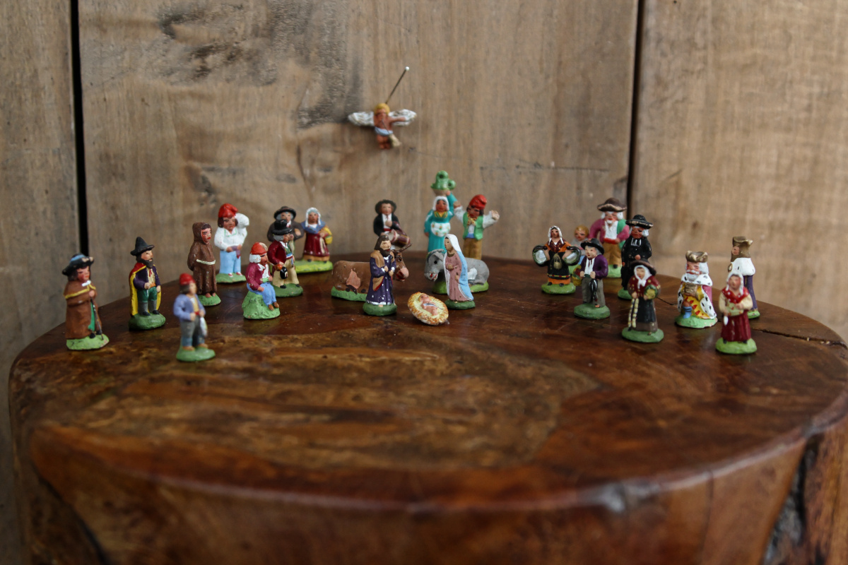 Crèche miniature provençale Carbonel