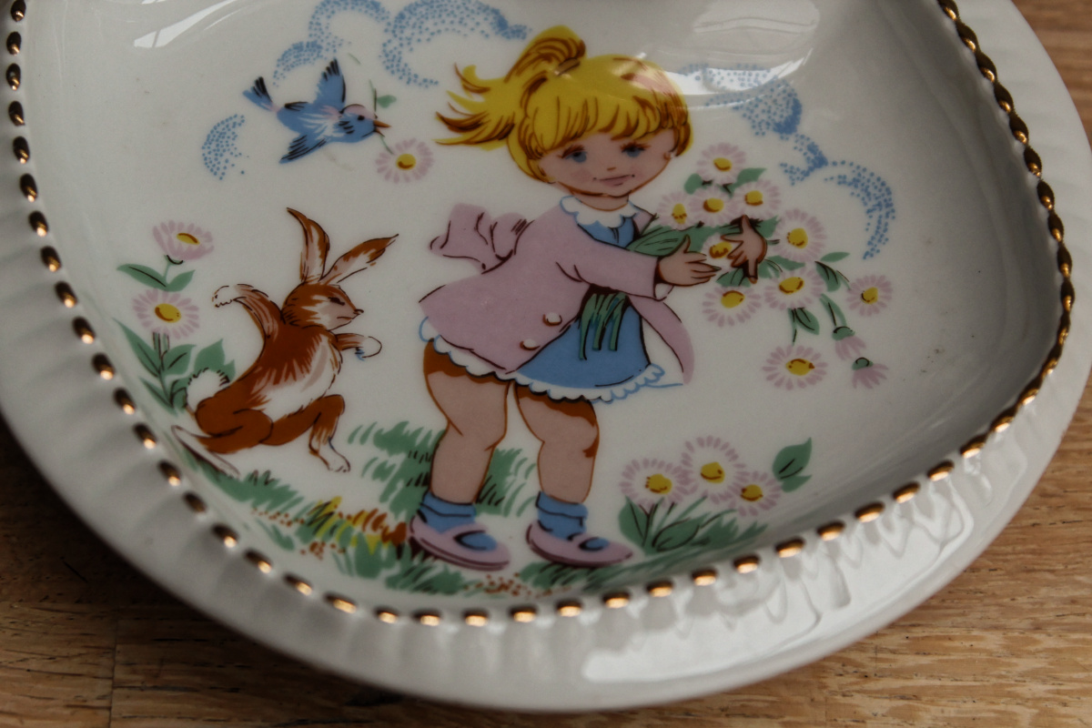 Assiette à bouillie en porcelaine de Limoges – Image 4