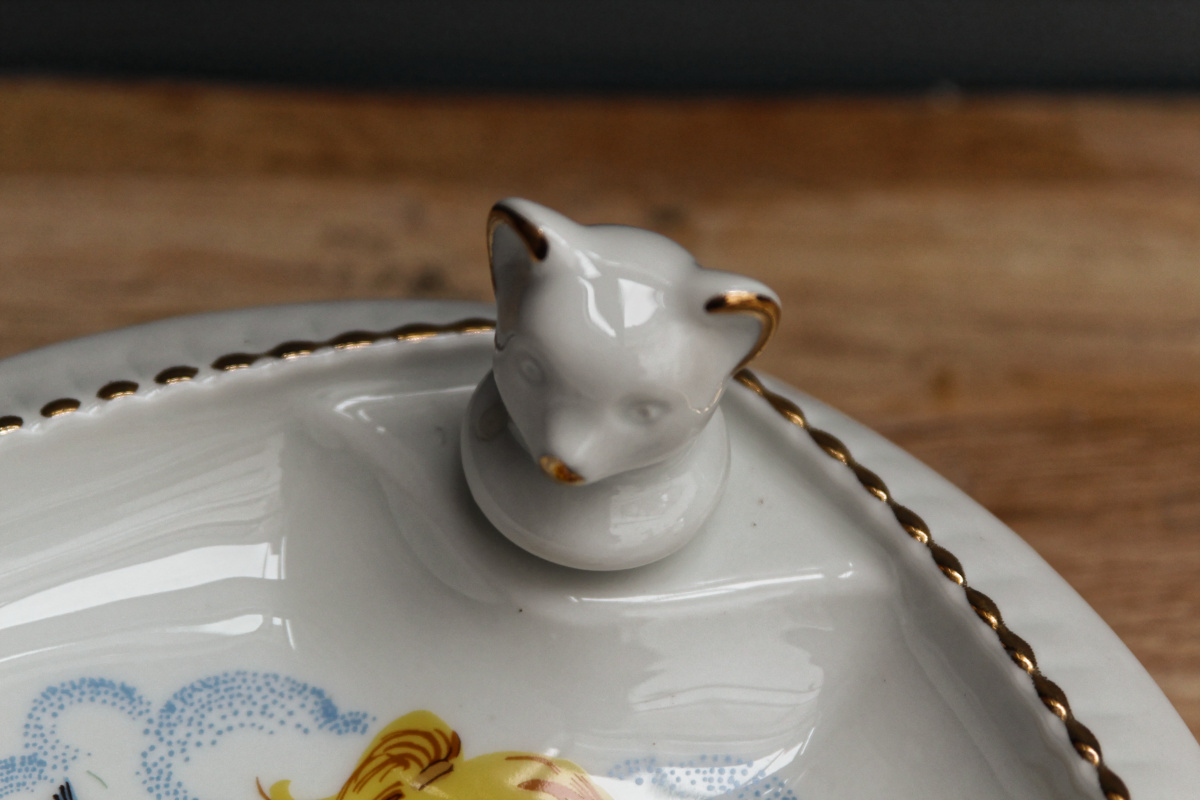 Assiette à bouillie en porcelaine de Limoges – Image 3
