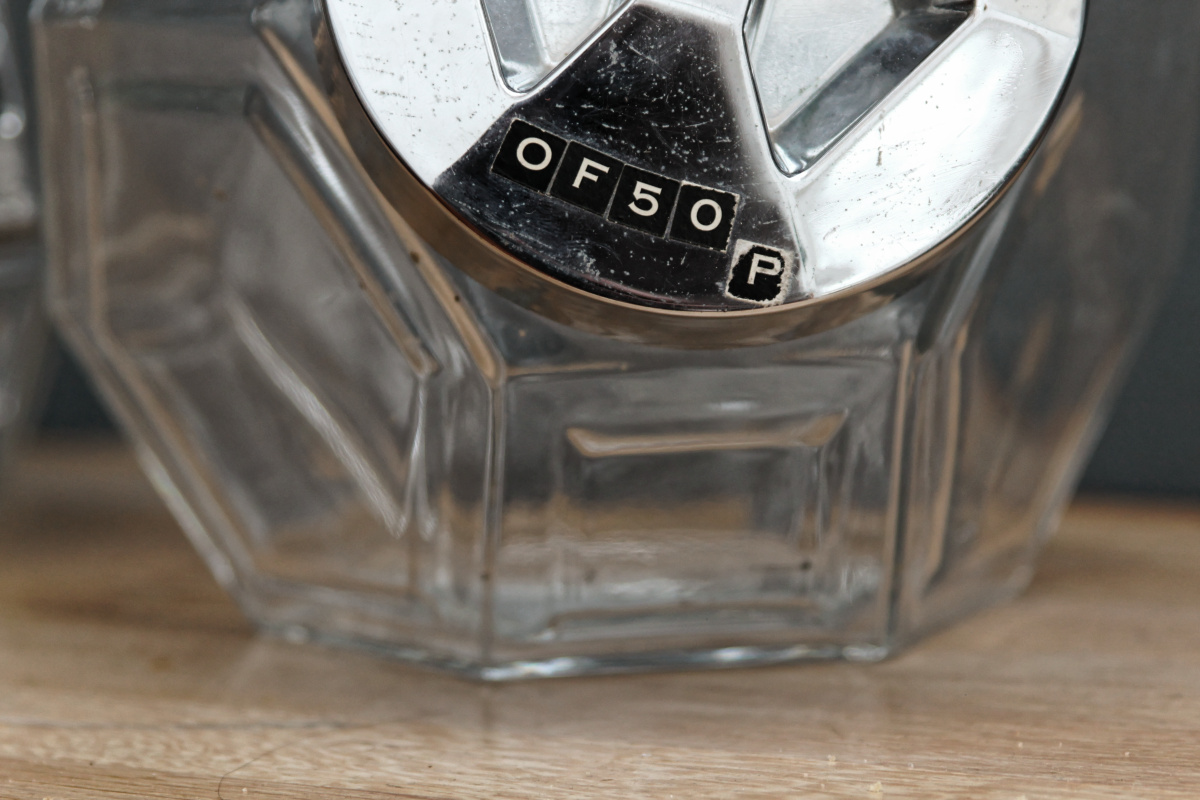 Paire de bocaux de bonbons années 50-60 – Image 4