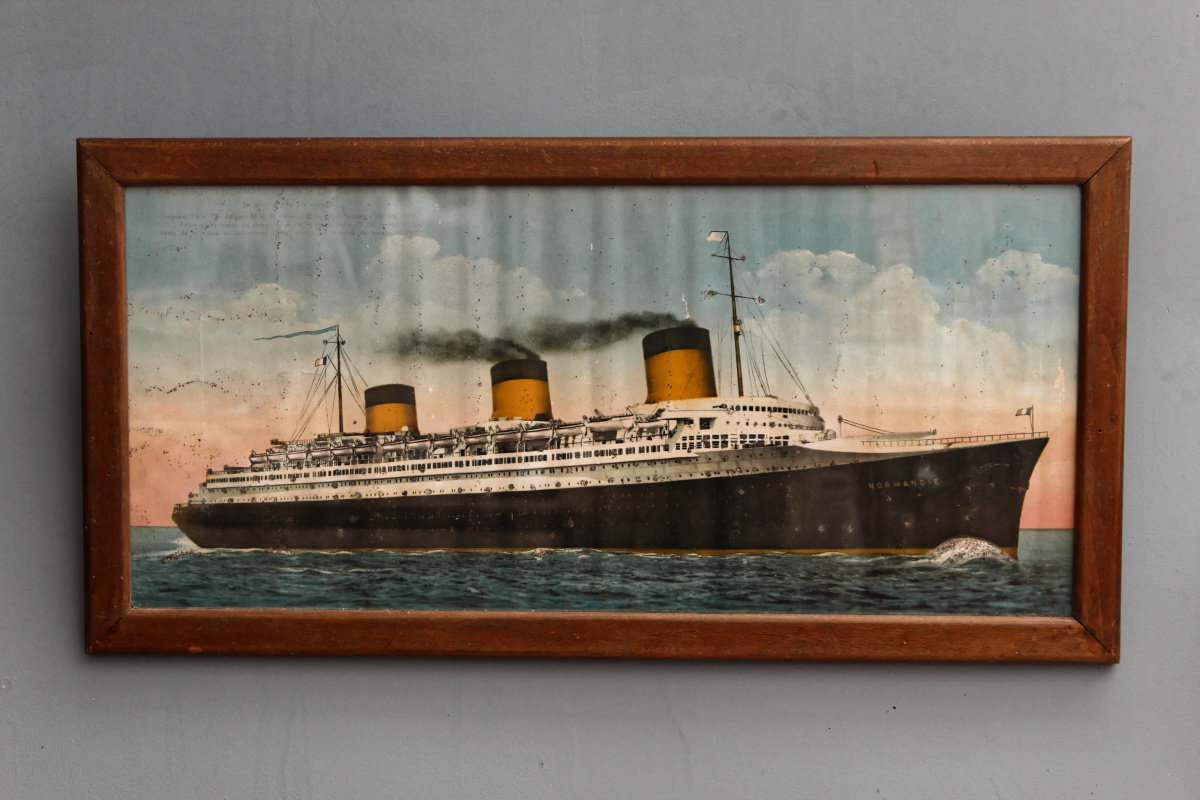 Chromo Paquebot le Normandie