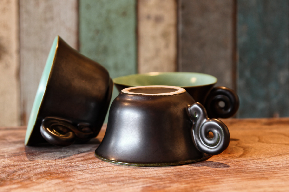 Service à thé, années 50 - faience d'Accolay – Image 2