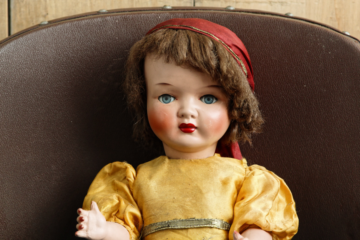 Poupée en carton bouilli, années 50, Italie – Image 7