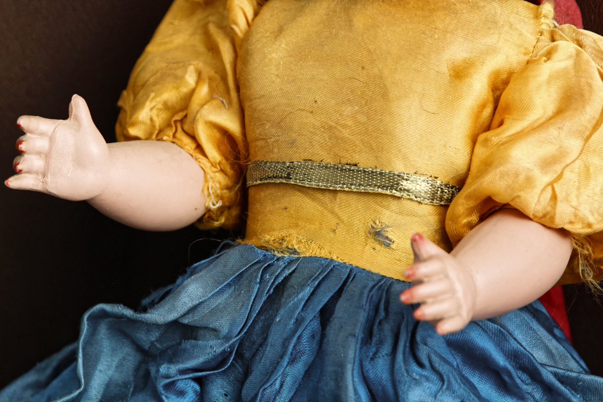 Poupée en carton bouilli, années 50, Italie – Image 6