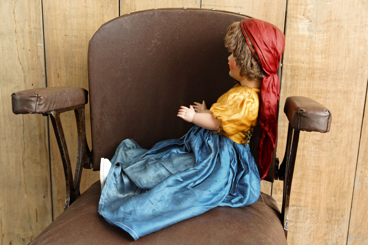 Poupée en carton bouilli, années 50, Italie – Image 4