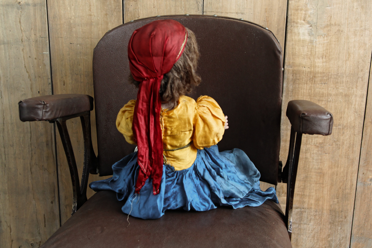 Poupée en carton bouilli, années 50, Italie – Image 3