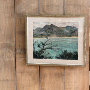 VENDU - Huile sur papier marouflé - signée Robert Fernier