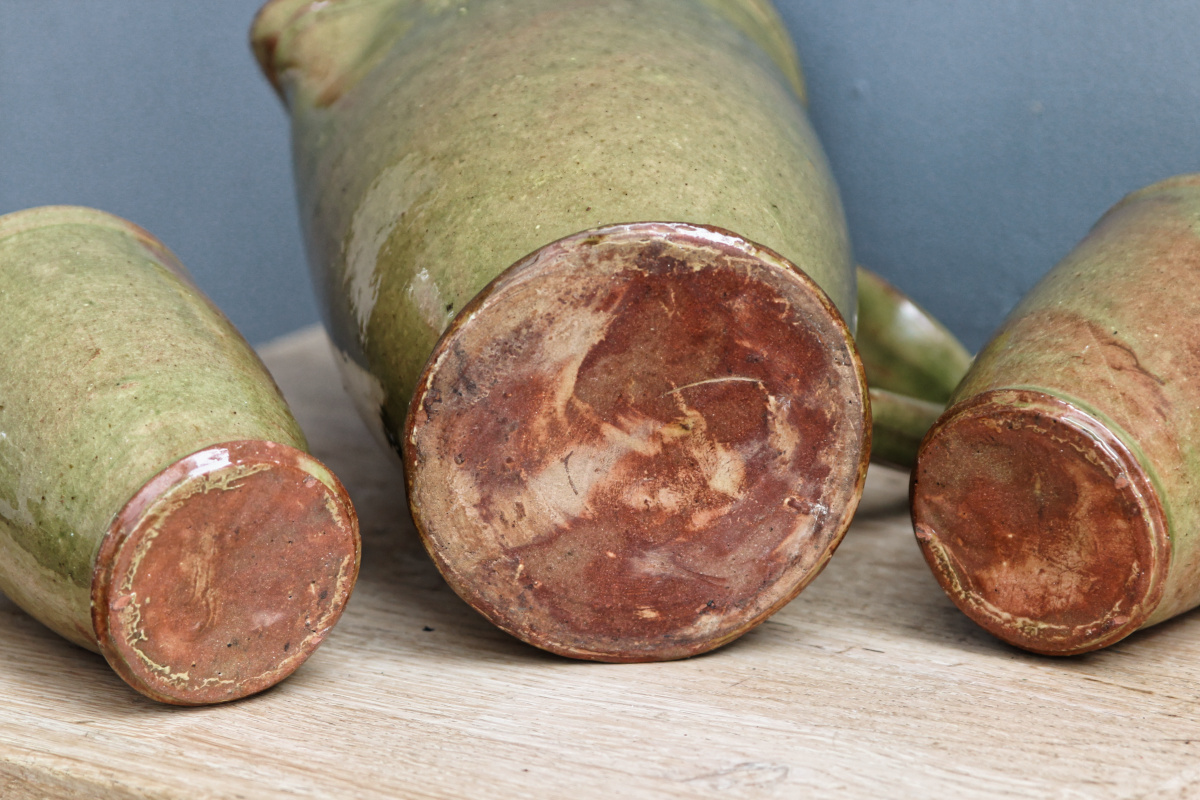 Service à orangeade en terre cuite vernissée – Image 2