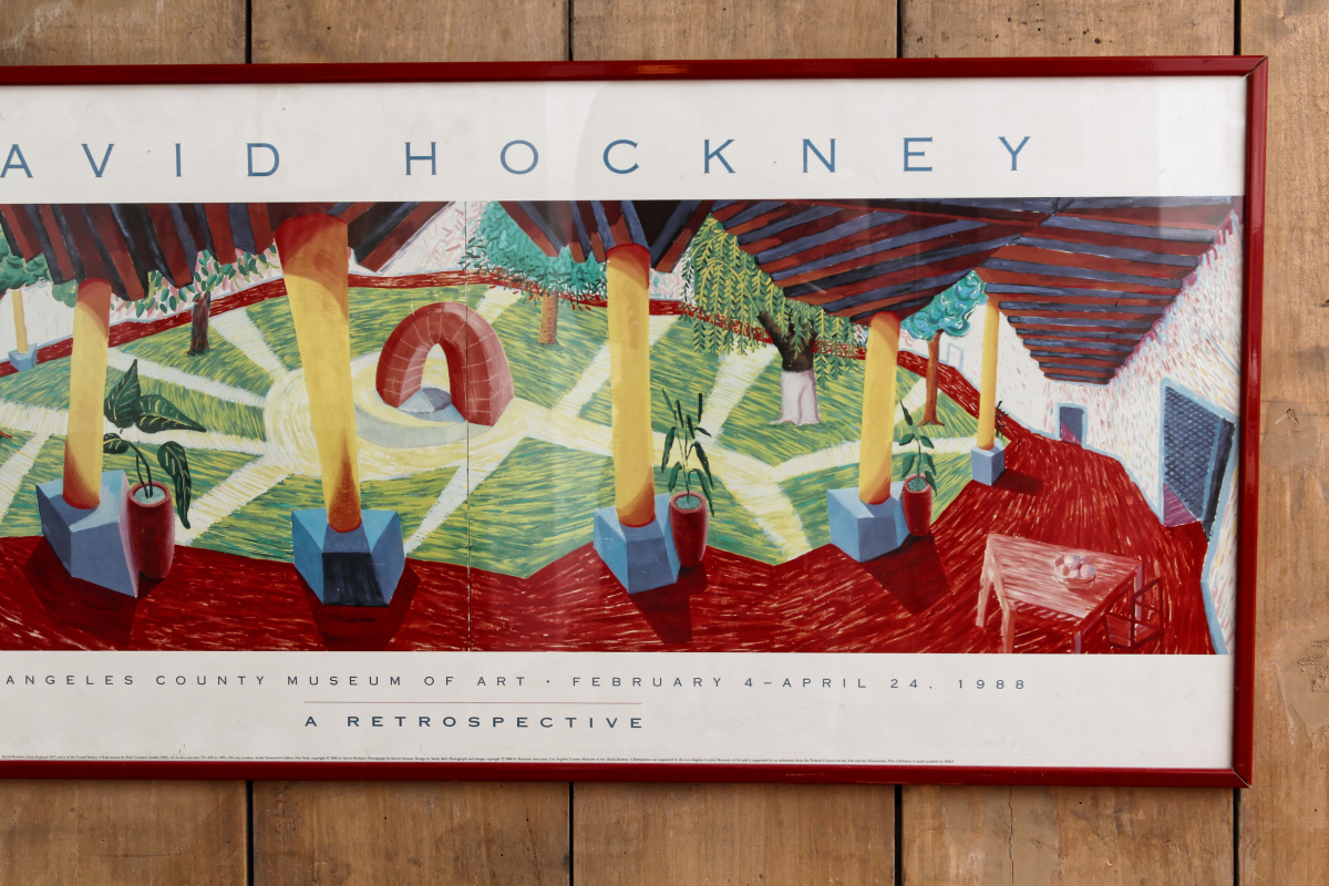 Affiche originale encadrée - David Hockney – Image 5