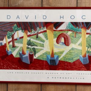 Affiche originale encadrée - David Hockney