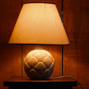 Lampe boule art déco