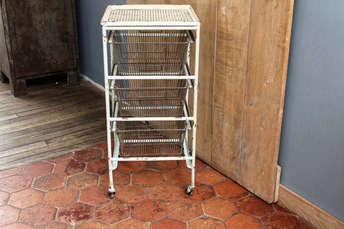 Ancienne desserte roulante de cuisine – Image 2