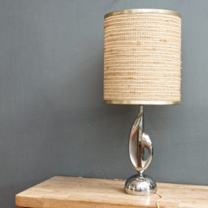 VENDU - Lampe space age 70' - fonte d'acier chromé