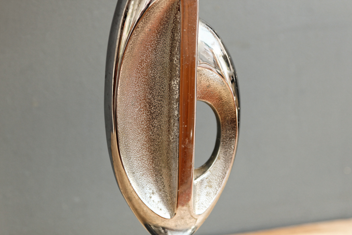 VENDU - Lampe space age 70' - fonte d'acier chromé – Image 9