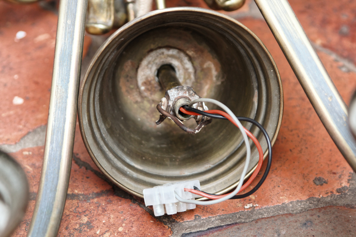 VENDU - Grand lustre en laiton - 10 feux – Image 5