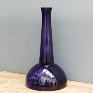Vase en verre - bleu cobalt