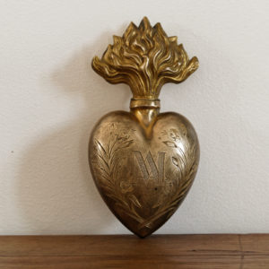 Coeur sacré - eau bénite - 19ème siècle