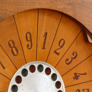 Jeu de la boule en acajou - jeu de comptoir