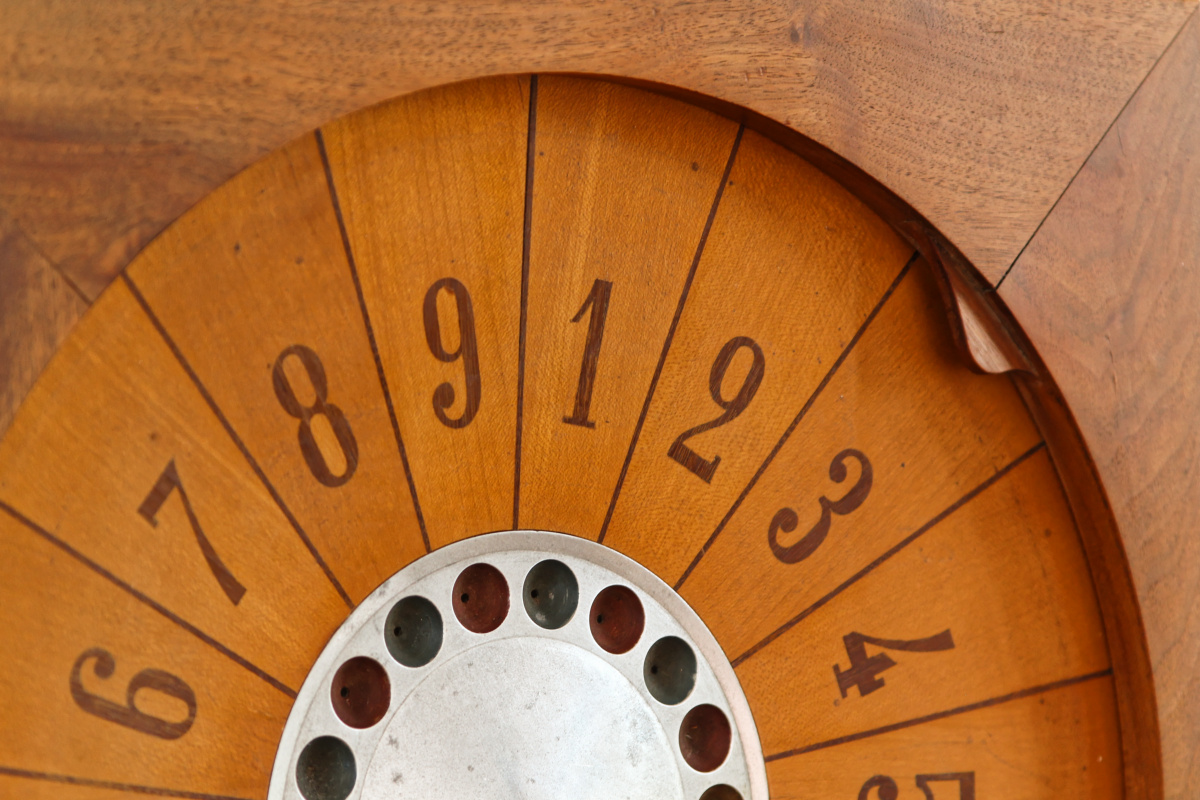 Jeu de la boule en acajou - jeu de comptoir