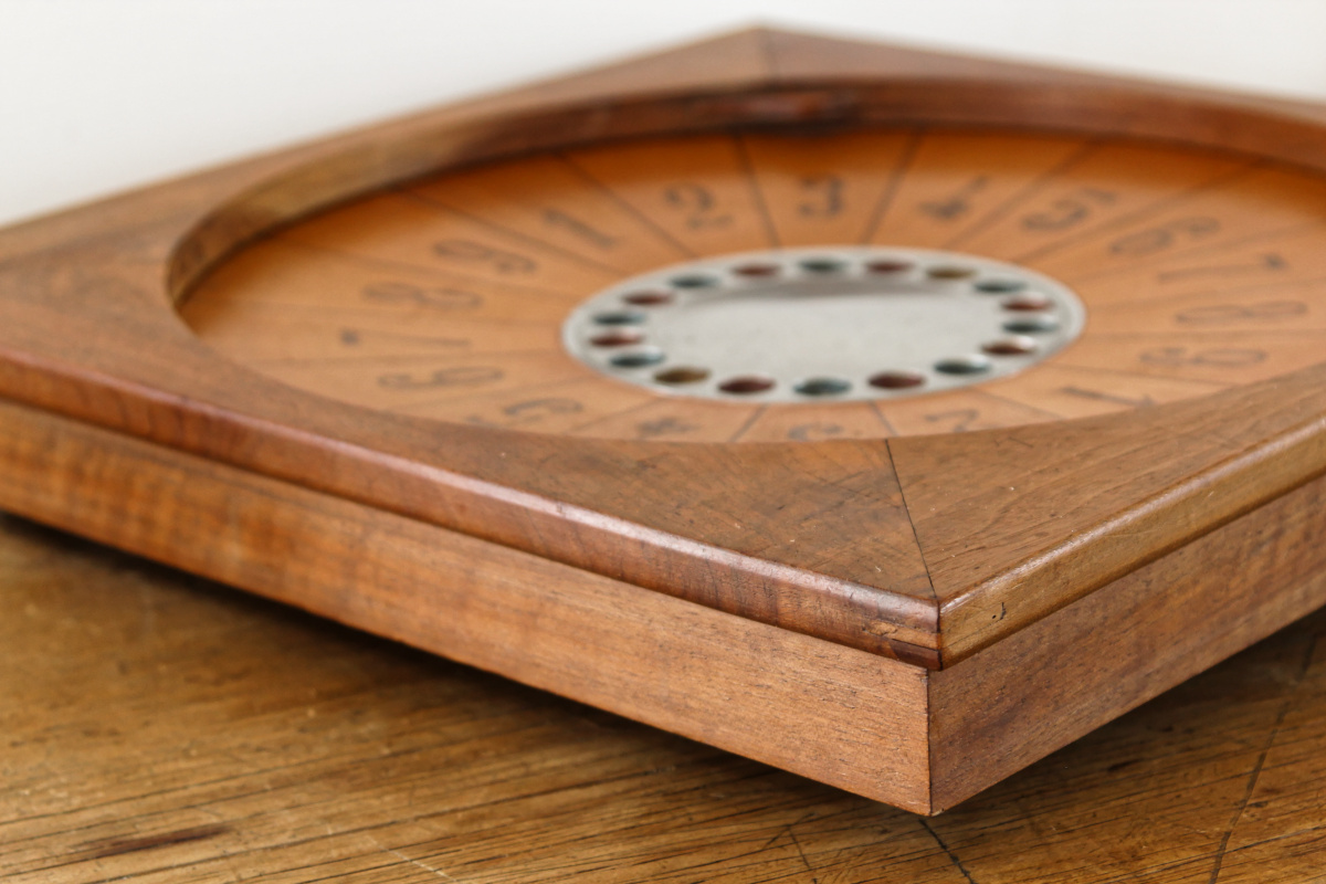 Jeu de la boule en acajou - jeu de comptoir – Image 2