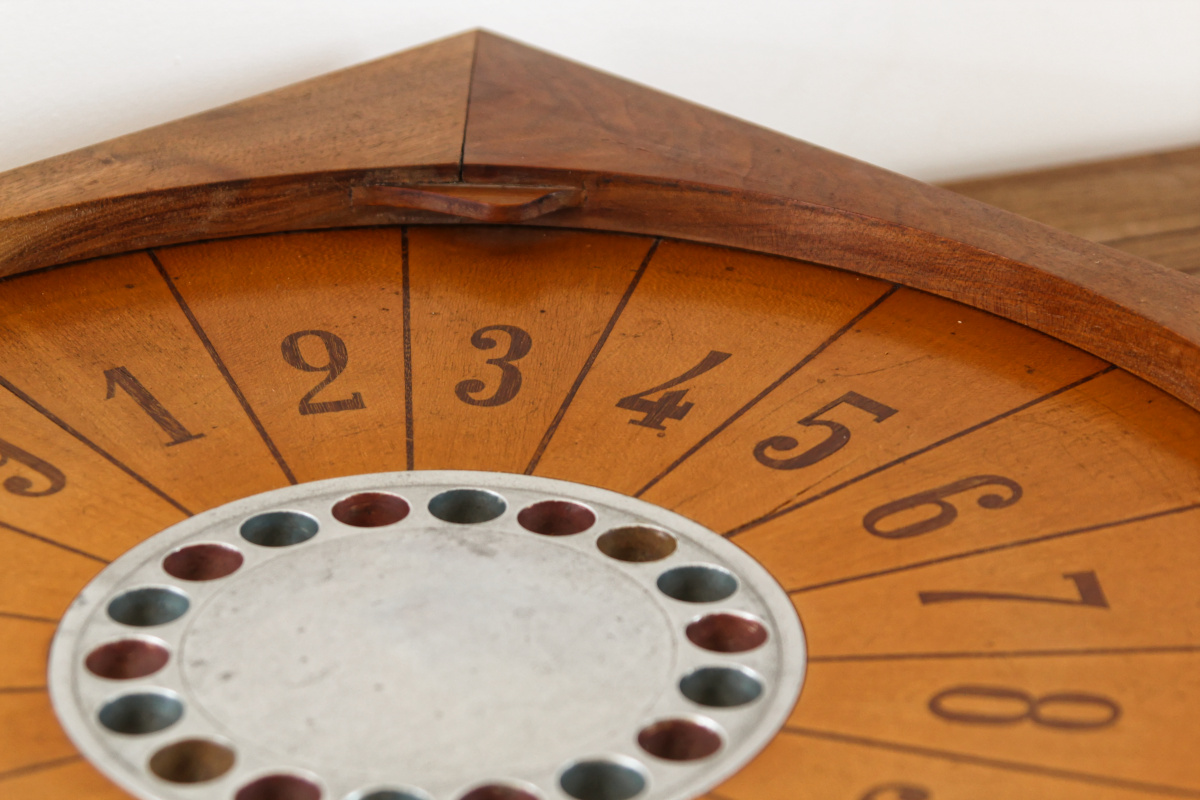 Jeu de la boule en acajou - jeu de comptoir – Image 10